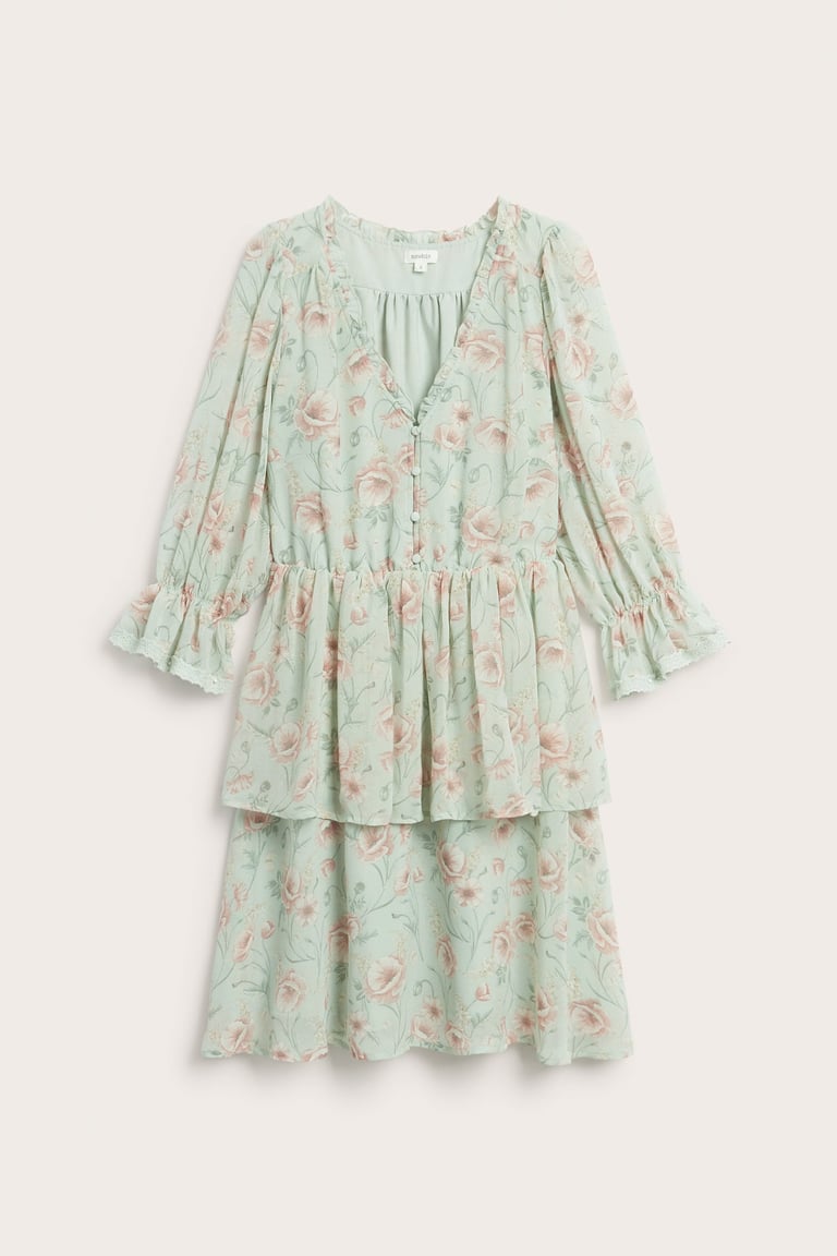 Chiffon dress from Newbie Woman | Off-white | Kids | Newbie Chiffon dress from Newbie Woman | Off-white | Kids | Newbie