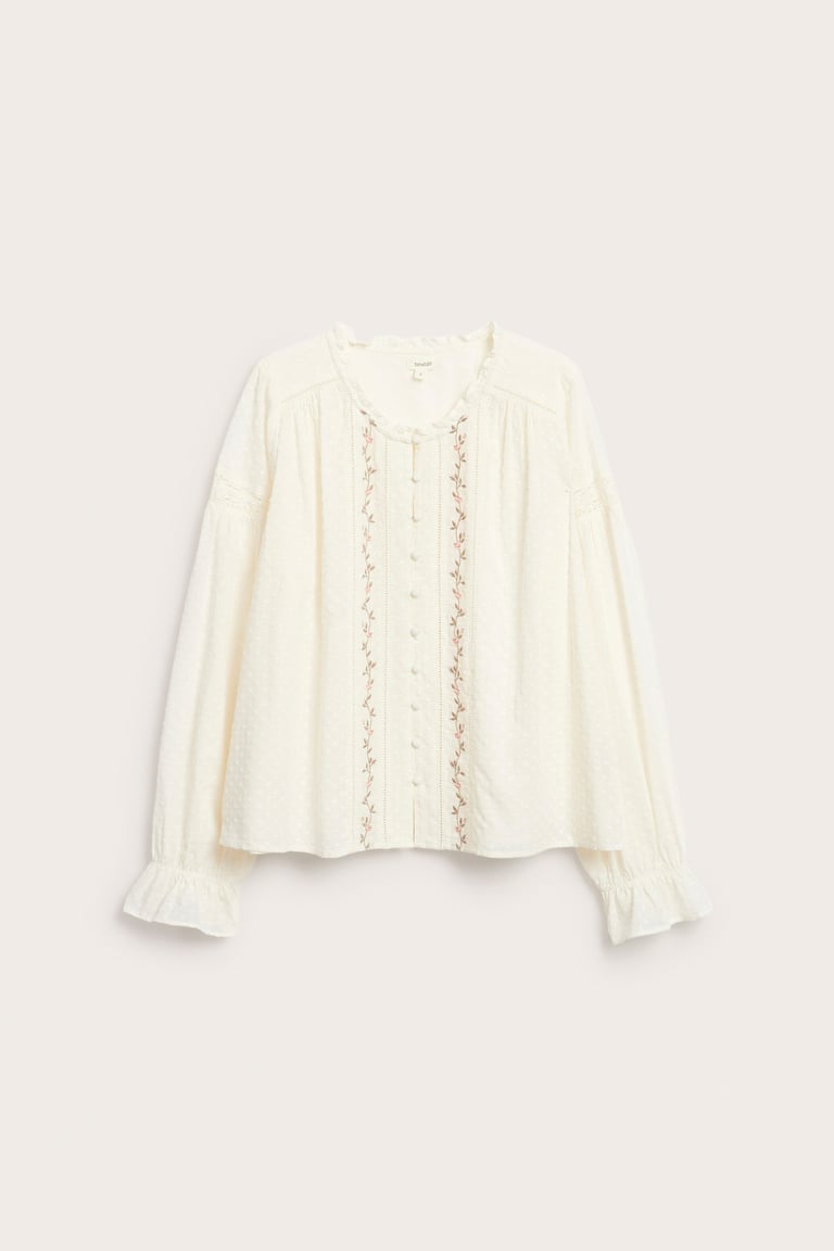 Woven lace blouse from Newbie Woman | Off-white | Kids | Newbie