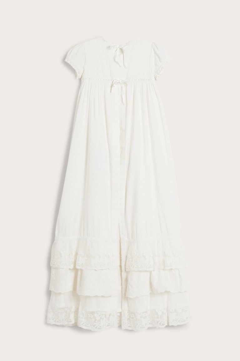 maxi dress for christening Christening Guest Dresses Maxi Dress For Baptism RK_411 Girls Baptism-Christening Gown Style 411 WHITE Off