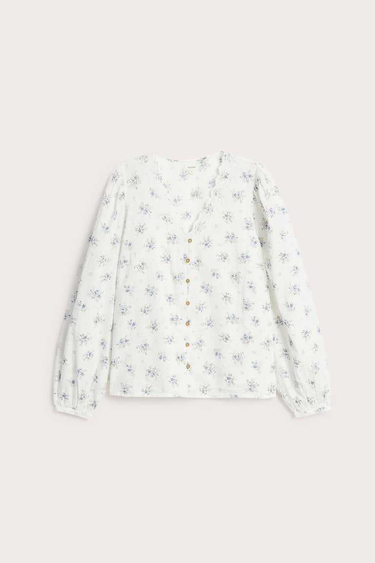 Floral blouse from Newbie Woman | Off-white | Kids | Newbie
