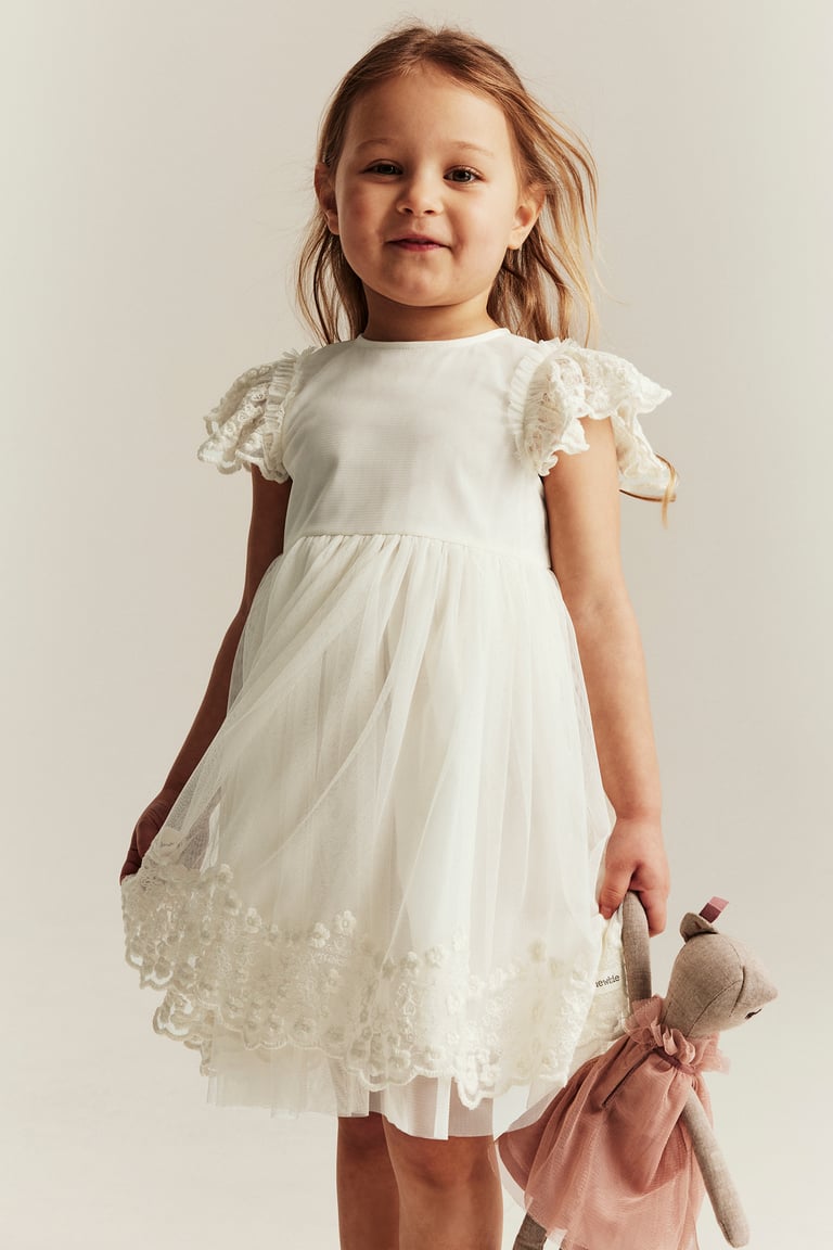white dress for kids Girls Birthday Priscilla Dress or just sit at the table and enjoy all the delicious food Midsummer Lace Kids Dress