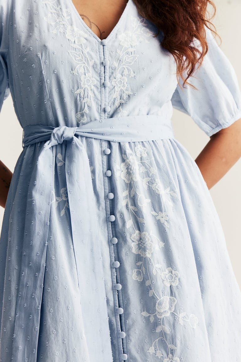 Embroidered dress Newbie Woman | Blue | Kids | Newbie Embroidered dress Newbie Woman | Blue | Kids | Newbie