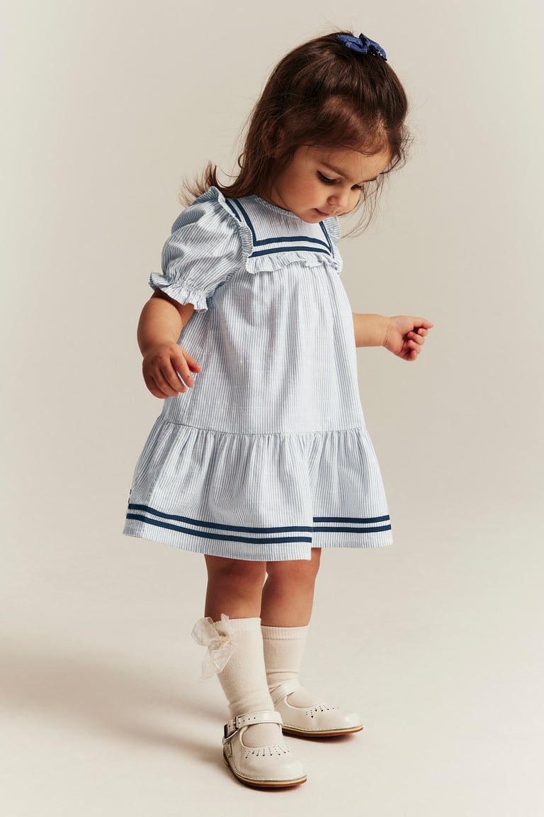slim fit dress slacks Fall Floral Long Sleeve Baby Toddler Girl Dress main image 0