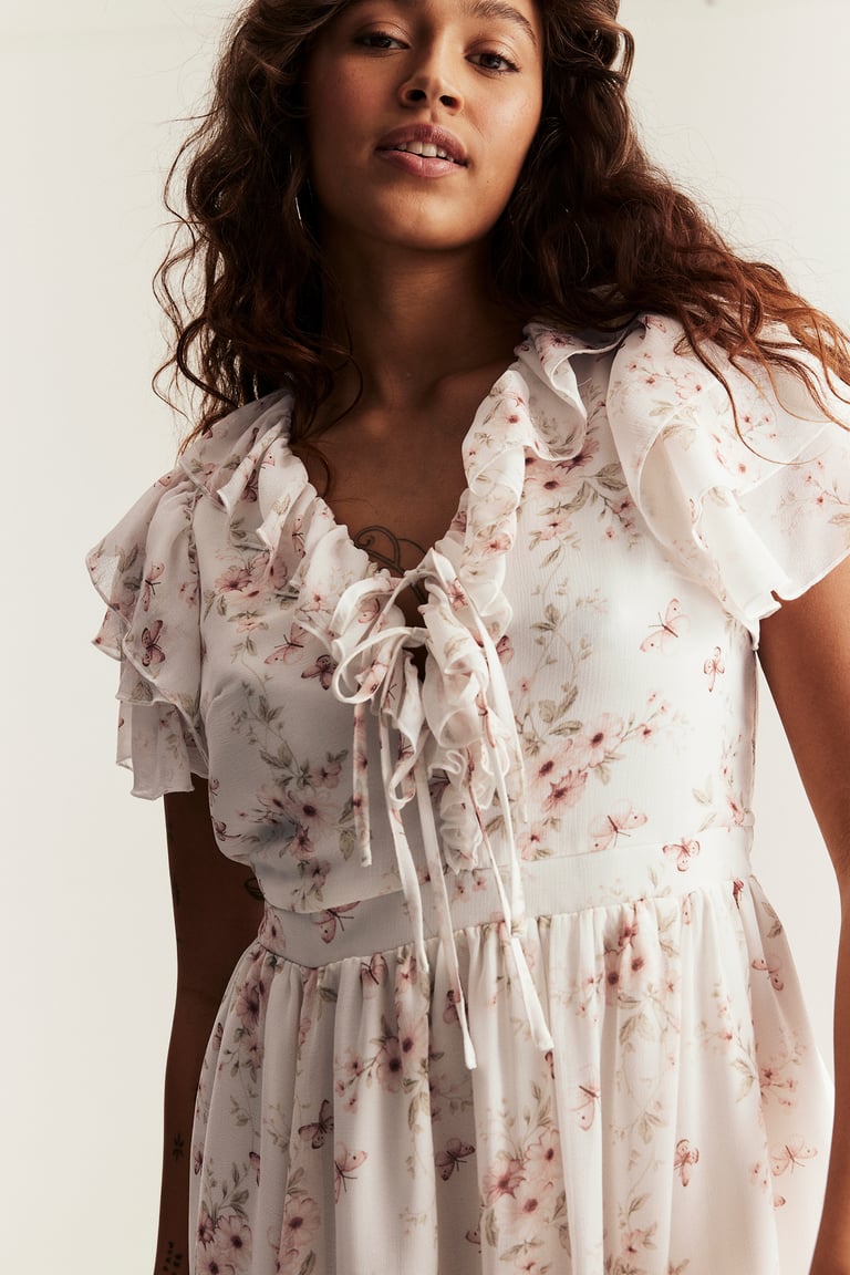 Chiffon dress from Newbie Woman | Off-white | Kids | Newbie
