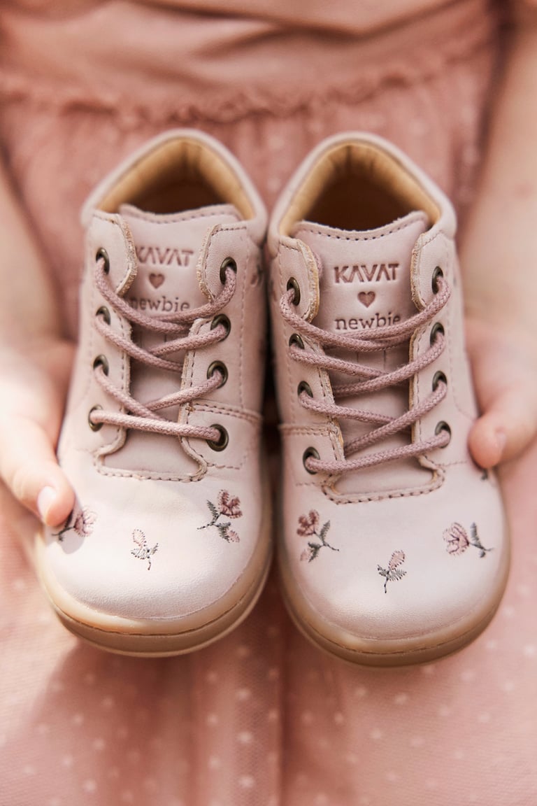 baby shoes No.111 ♡ Box入りピンク専用です(*´꒳`*) Floral first steps shoe Edsbro | Light pink | Baby | Newbie