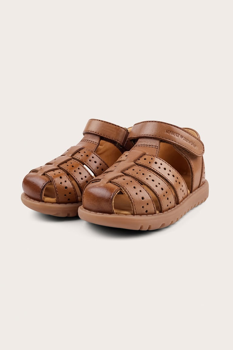Sandal Hällevik | Brown | Baby | Newbie