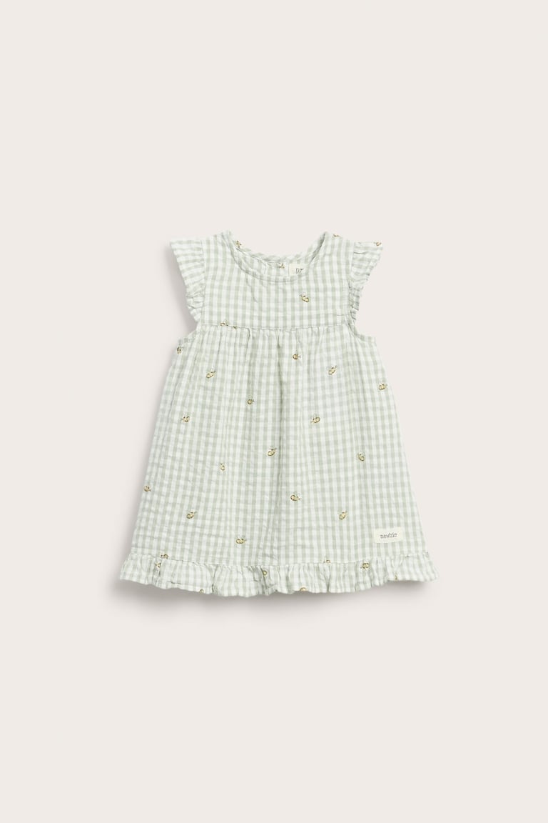 Frilled dress | Green | Baby | Newbie Frilled dress | Green | Baby | Newbie