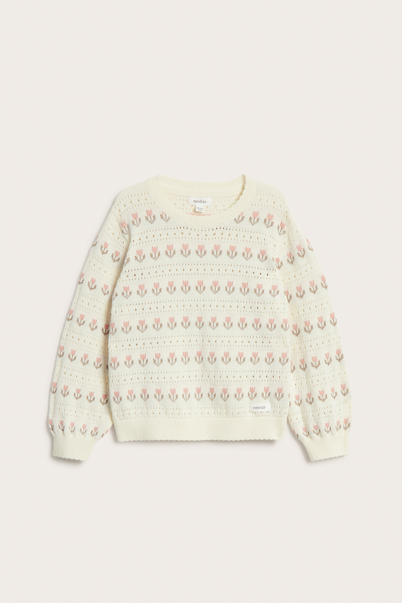 トップス Engineered Garments floral knit jacquard Jacquard-knit floral jumper | Off-white | Kids | Newbie